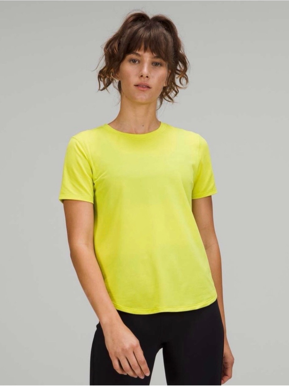 Lululemon High Neck Running and Training T-shirt